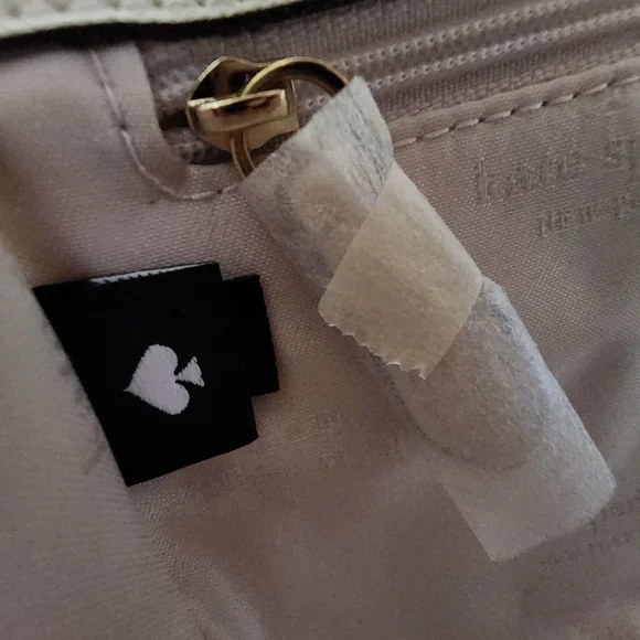 Kate Spade Madison Strawberry Vine Printed Saffiano Saddle Bag, Cream - Picture 9 of 12